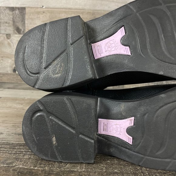 Ariat Fatbaby II Black Deertan & Purple Leather Western Boots 10004729 - Picture 11 of 12